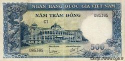 500 Dong SOUTH VIETNAM  1962 P.06Aa VF