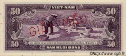50 Dong Spécimen SOUTH VIETNAM  1956 P.07s UNC-