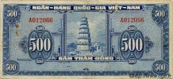 500 Dong VIETNAM DEL SUD  1955 P.10a MB