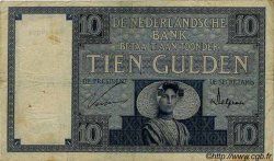 10 Gulden PAESI BASSI  1927 P.043b q.BB
