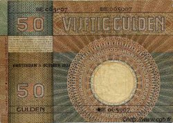 50 Gulden NETHERLANDS  1929 P.047 VF-