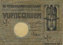 50 Gulden PAíSES BAJOS  1929 P.047 MBC