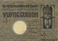 50 Gulden NETHERLANDS  1930 P.047 VF+