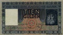 10 Gulden NETHERLANDS  1936 P.049 XF+
