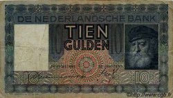 10 Gulden PAíSES BAJOS  1937 P.049 RC+
