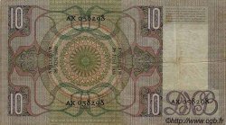 10 Gulden PAíSES BAJOS  1938 P.049 MBC+