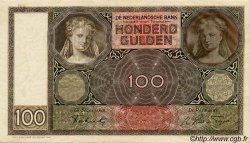 100 Gulden NETHERLANDS  1941 P.051b AU+