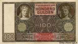 100 Gulden NIEDERLANDE  1942 P.051c VZ