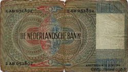 10 Gulden NETHERLANDS  1940 P.053 G