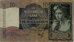 10 Gulden PAESI BASSI  1940 P.056a B a MB