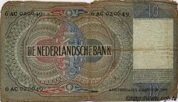 10 Gulden NETHERLANDS  1940 P.056a G