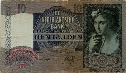 10 Gulden NETHERLANDS  1940 P.056a F