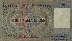 10 Gulden PAESI BASSI  1940 P.056a q.BB