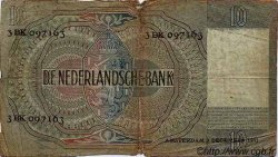 10 Gulden PAESI BASSI  1941 P.056b B
