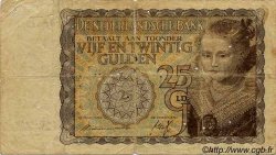 25 Gulden PAESI BASSI  1940 P.057 B