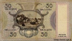 50 Gulden NETHERLANDS  1941 P.058 VF+