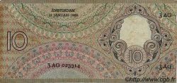 10 Gulden PAESI BASSI  1943 P.059 MB