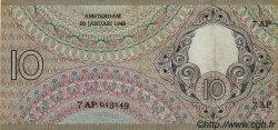 10 Gulden NETHERLANDS  1943 P.059 VF+