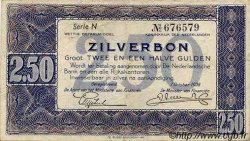 2,5 Gulden NETHERLANDS  1938 P.062 VF