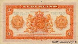 1 Gulden NIEDERLANDE  1943 P.064 VZ
