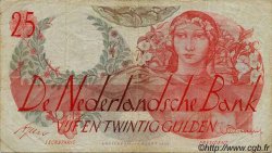 25 Gulden NETHERLANDS  1947 P.081 F+