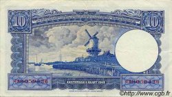 10 Gulden NETHERLANDS  1949 P.083 VF+