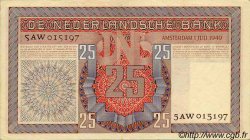 25 Gulden PAYS-BAS  1949 P.084 SUP