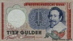 10 Gulden NETHERLANDS  1953 P.085 VF
