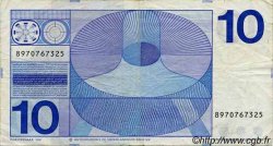 10 Gulden NETHERLANDS  1968 P.091b XF