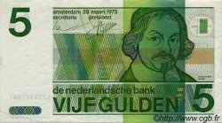 5 Gulden  PAYS-BAS  1973 P.095 TTB
