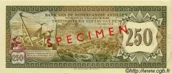 250 Gulden Spécimen ANTILLES NÉERLANDAISES  1967 P.13s SPL+