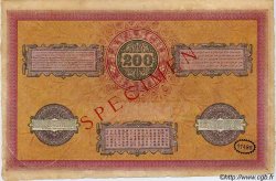 200 Gulden Spécimen INDIE OLANDESI  1919 P.057s q.AU