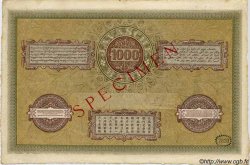 1000 Gulden Spécimen NETHERLANDS INDIES  1912 P.060s VF - XF