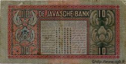 10 Gulden NETHERLANDS INDIES  1934 P.079 F+