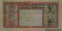 10 Gulden NETHERLANDS INDIES  1938 P.079 F - VF