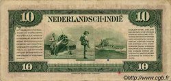 10 Gulden INDIE OLANDESI  1943 P.114a q.BB