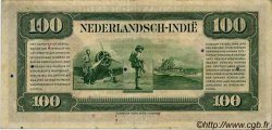 100 Gulden NETHERLANDS INDIES  1943 P.117a VF