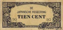 10 Cent INDIAS NEERLANDESAS  1942 P.121b MBC