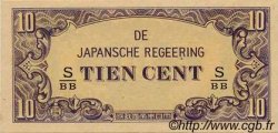 10 Cent NIEDERLÄNDISCH-INDIEN  1942 P.121c fST+