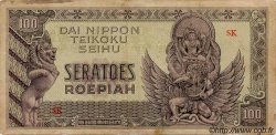 100 Roepiah INDIAS NEERLANDESAS  1944 P.132a BC+