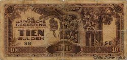 10 Gulden NIEDERLÄNDISCH-INDIEN  1944 PS.513 SGE