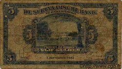 5 Gulden SURINAME  1942 P.088 B