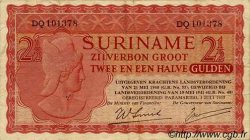 2,5 Gulden SURINAM  1955 P.110 VF