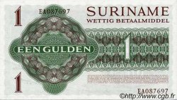 1 Gulden SURINAME  1969 P.116a AU