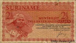 2,5 Gulden SURINAME  1961 P.117a q.MB