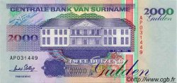 2000 Gulden SURINAM  1995 P.142 FDC