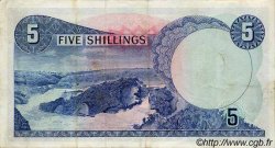 5 Shillings UGANDA  1966 P.01a VF+