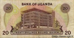 20 Shillings UGANDA  1973 P.07c BC+