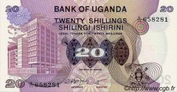20 Shillings UGANDA  1979 P.12a UNC