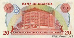 20 Shillings UGANDA  1982 P.17 SC